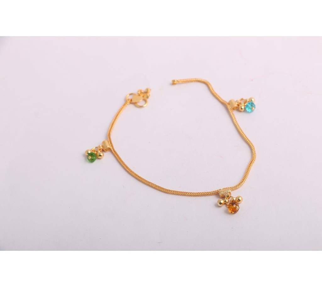 Gold plated nupur 