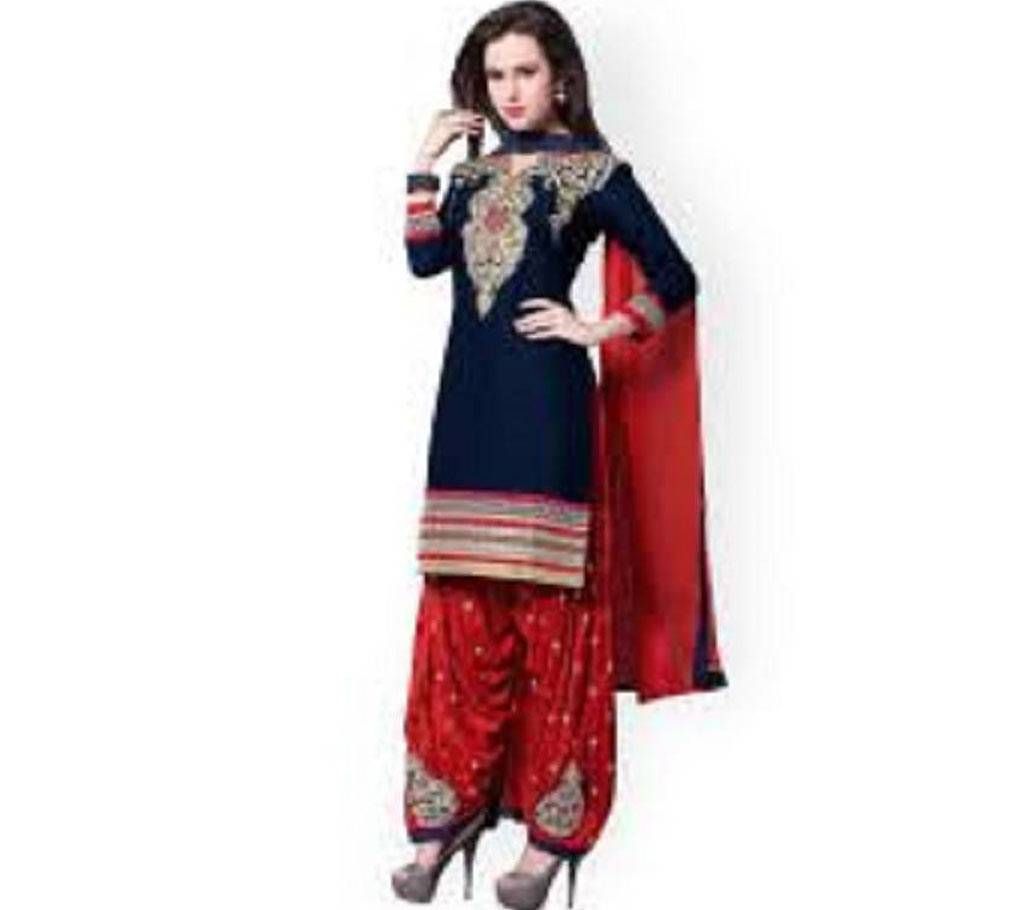 Unstitched Block Cotton Three Piece (Copy)