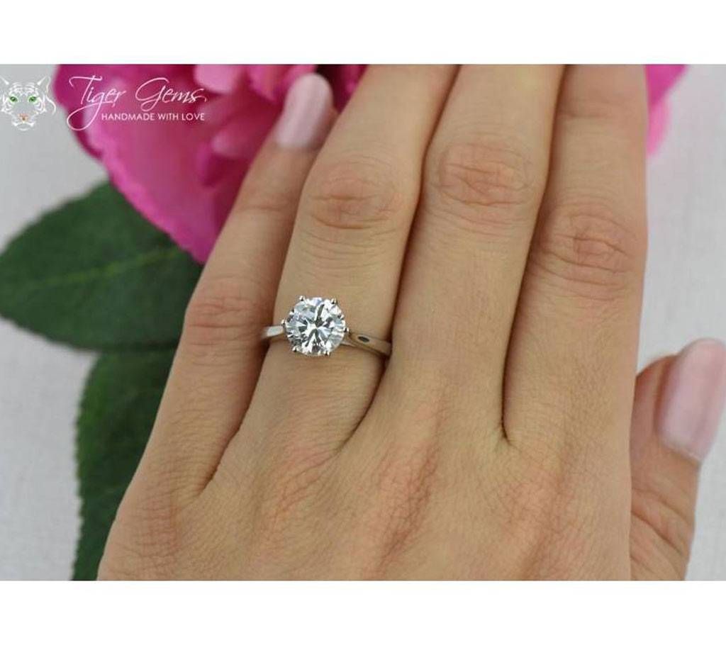Silver Plated Rose Gold Plated Finger Ring