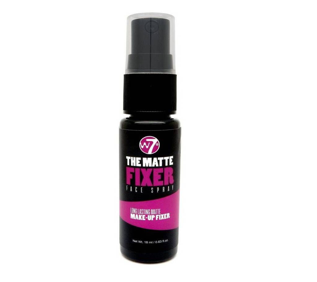 W7 The Matte Fixer Makeup Fixing Spray-18ml UK