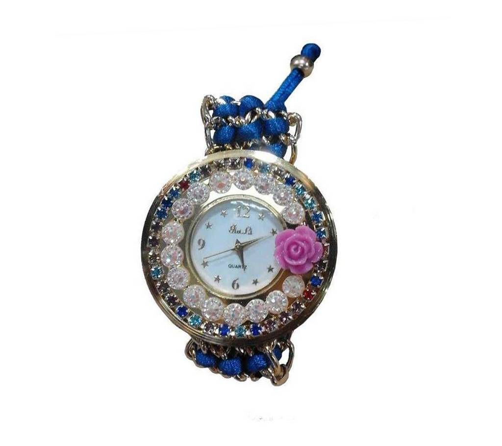 New Geneva Ladies Wrist Watch-Blue
