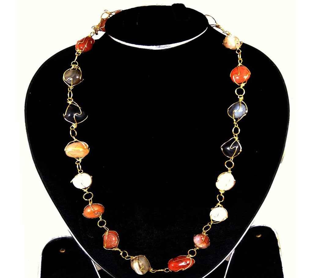 Colourful Stone Setting NECKLACE