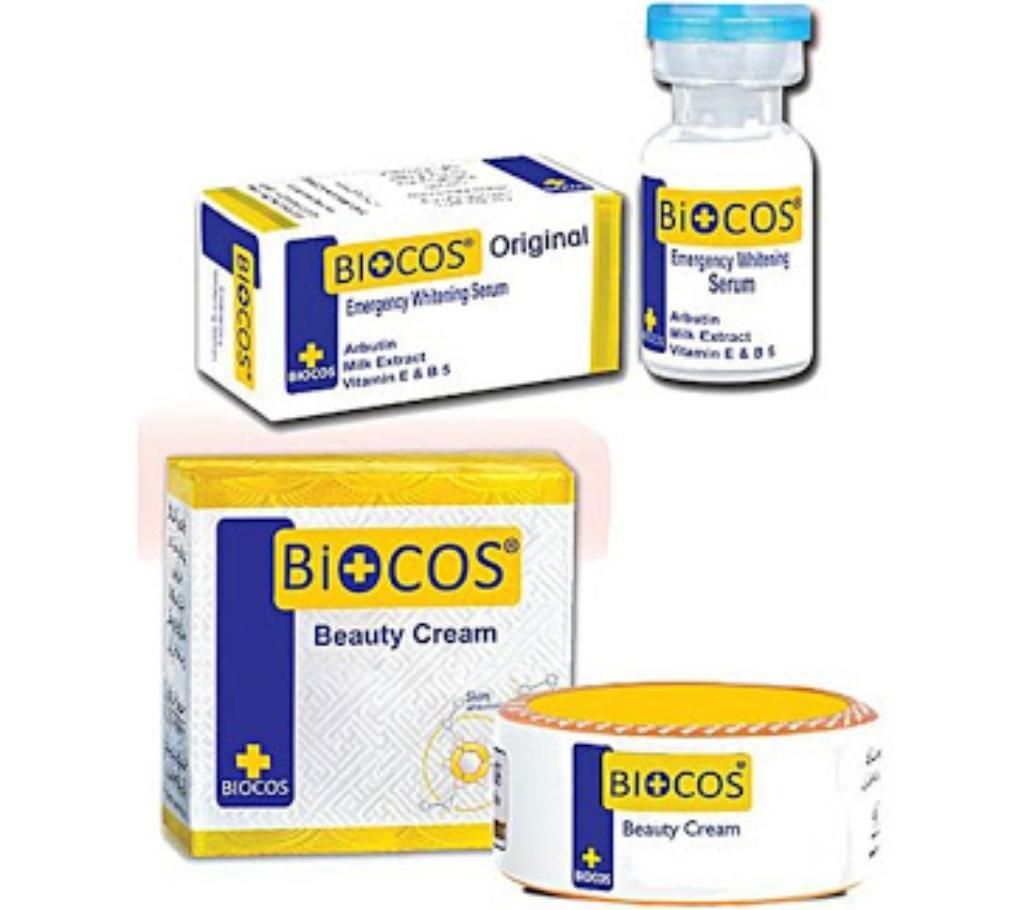 New Original Biocos Emergency Whitening Cream and Serum