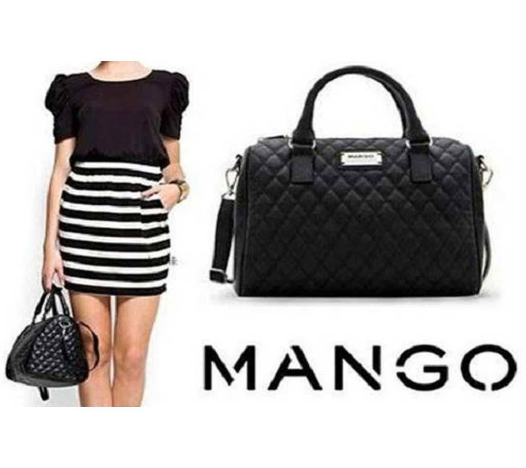 WOMEN MANGO QUILTED BOWLING SLING HANDBAG