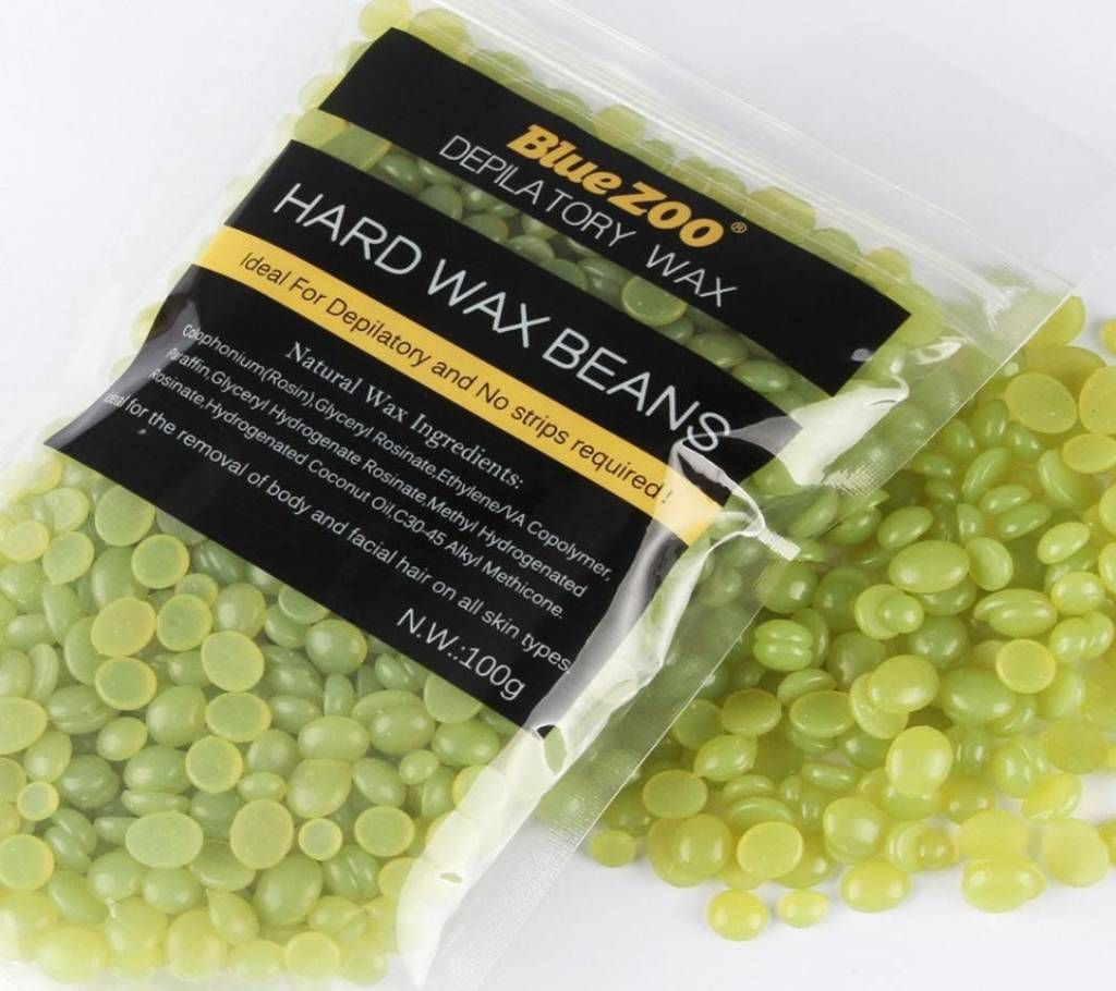 BlueZOO Hair Removal Hard Wax Beans (Green Tea) 100g China