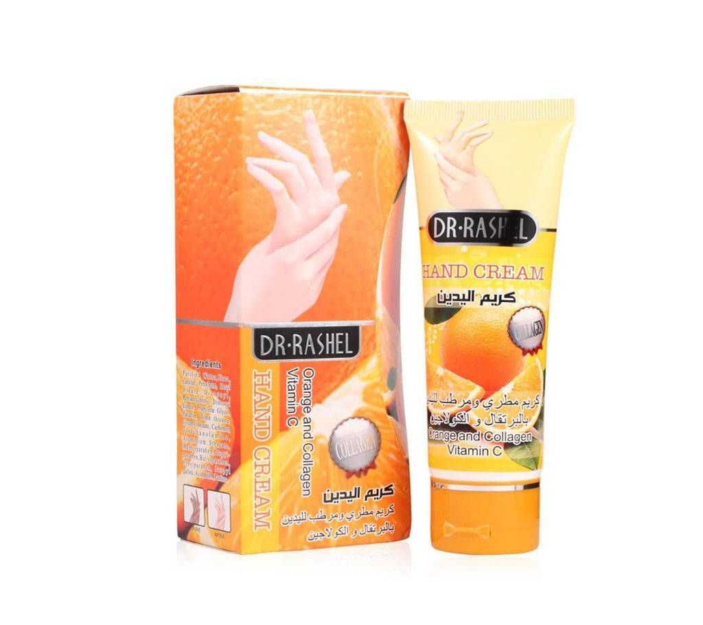 Dr. Rashel Orange and Collagen hand Cream with Vitamin C for Hands 80ml Thailand