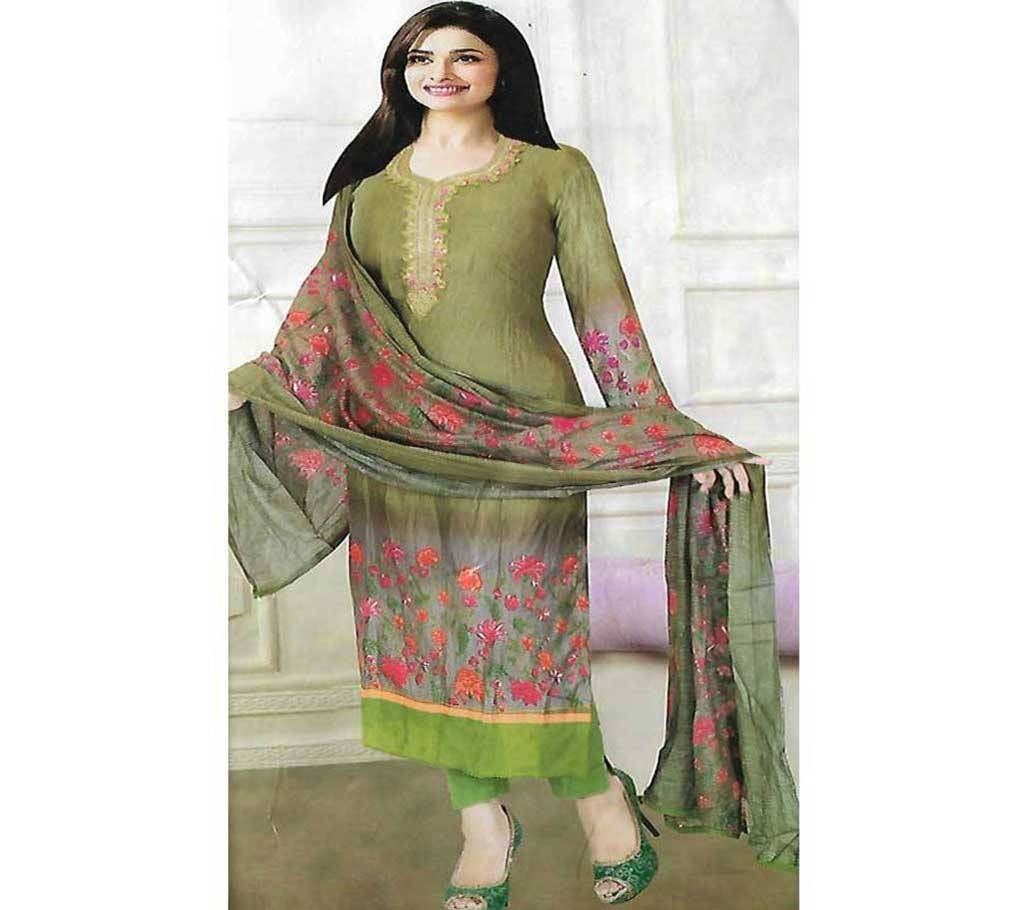 Unstitched Embroidery Salwar Kameej For Women