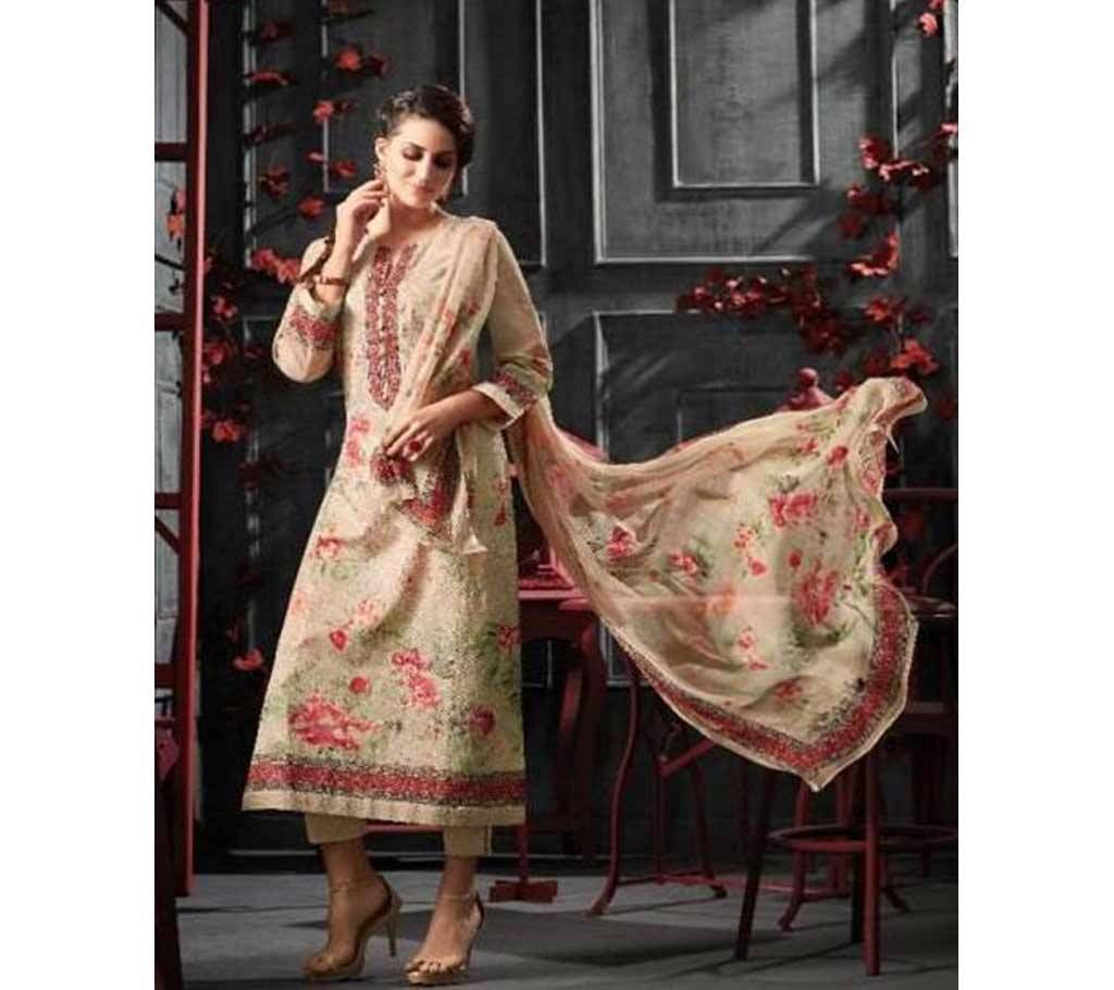 Esta Designs Ruhatar Unstitched Indian Cotton Designer Salwar Kameez