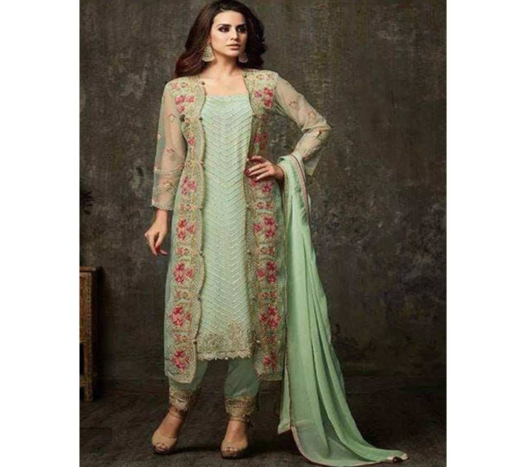 Unstitched Gorgeous Embroidery Georgette Kameez RP 169