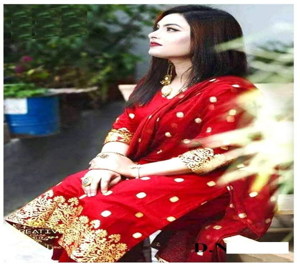 unstiched rajdhani voyal skin printed cotton salwar kameez seblock-909