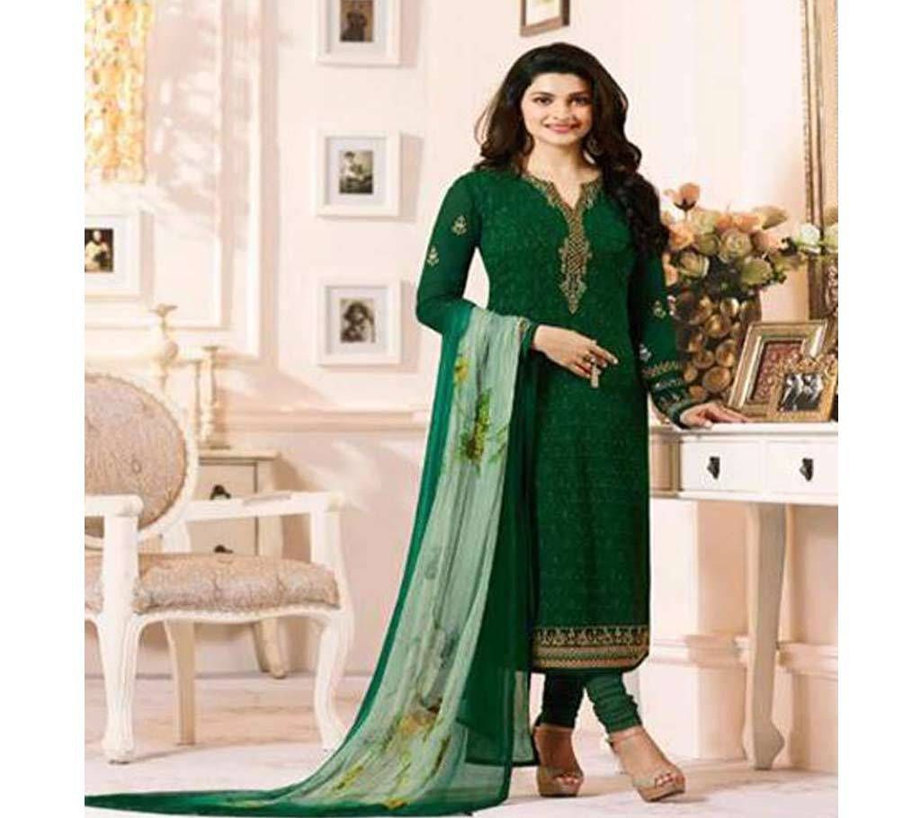 Unstitched Gorgeous Embroidery Georgette Kameez KPR 6722 Copy