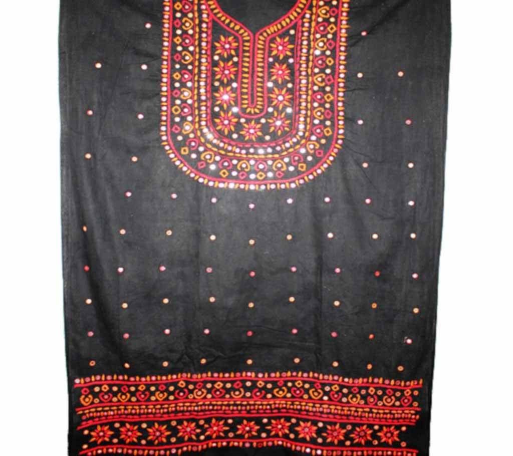 Unstitched Hand Crafted Cotton Three Pieces