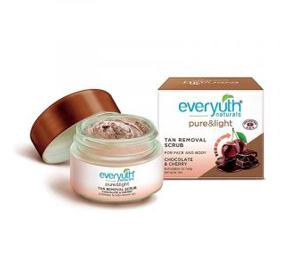 everyuth naturals pure & light tan removal scrub 50g (India).