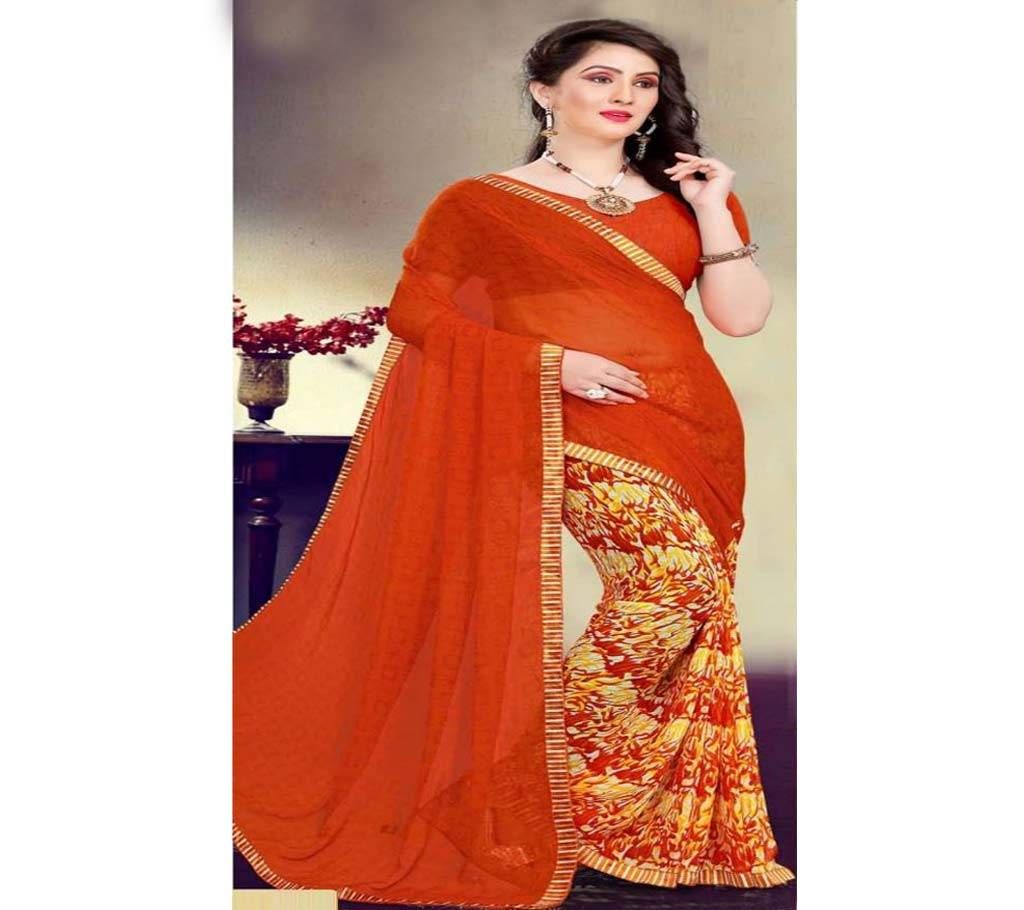 Indian Soft chiffon  Saree st-504