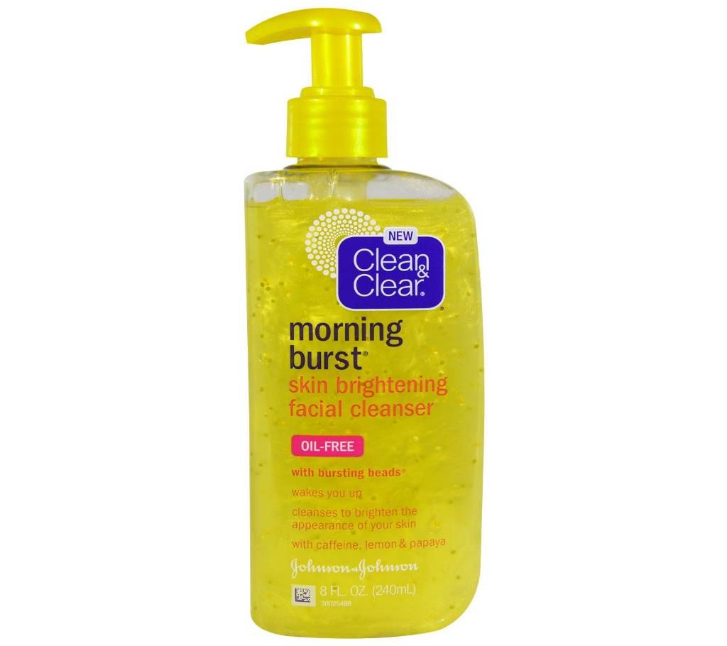 Clean and Clear Skin Brightening Facial Cleanser  240ml  USA