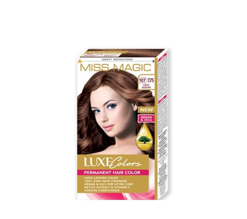 Miss Magic Light Auburn Permanent Hair Color, 108 gm, Bulgaria