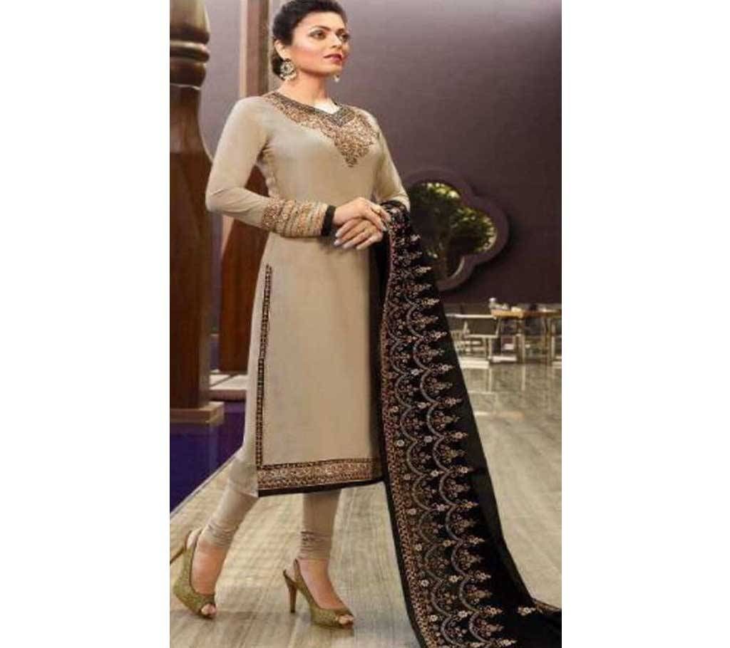 Exclusive Designer Georgette Embroidered Party Wear Salwar Kameez (Copy)