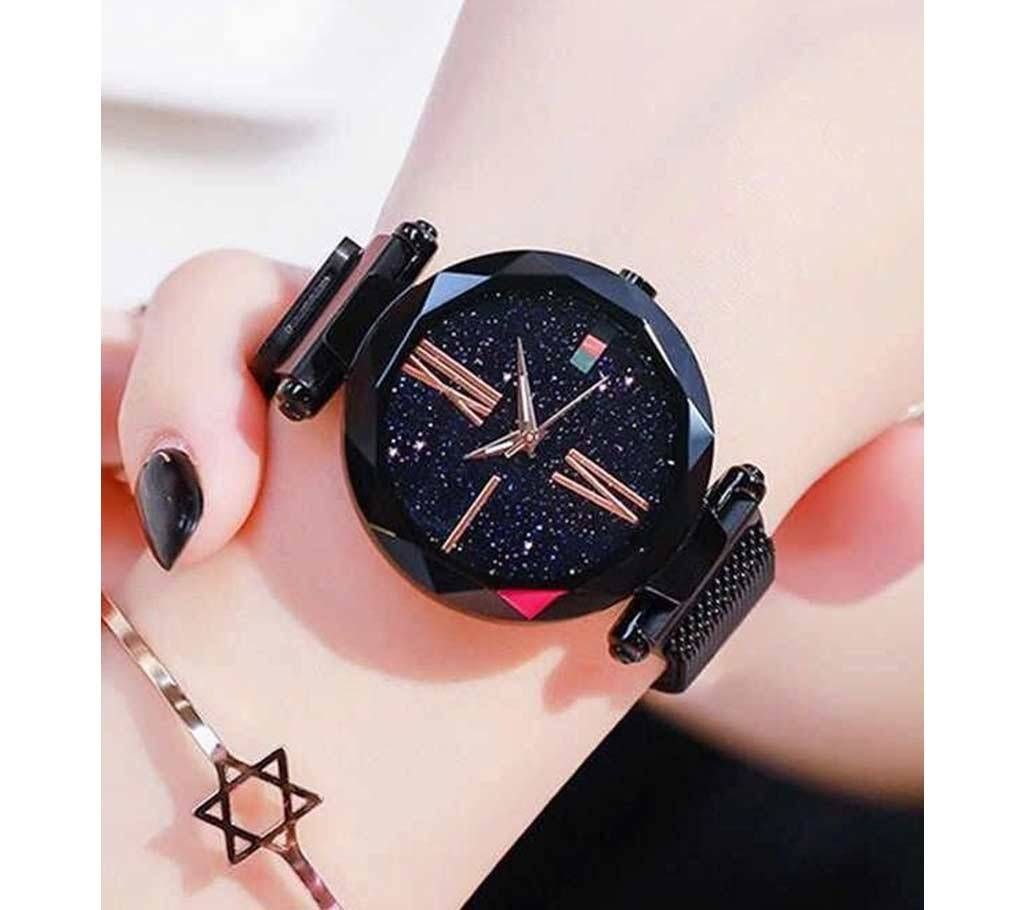 Dior  Magnetic Analog Watch for Women - Black 03