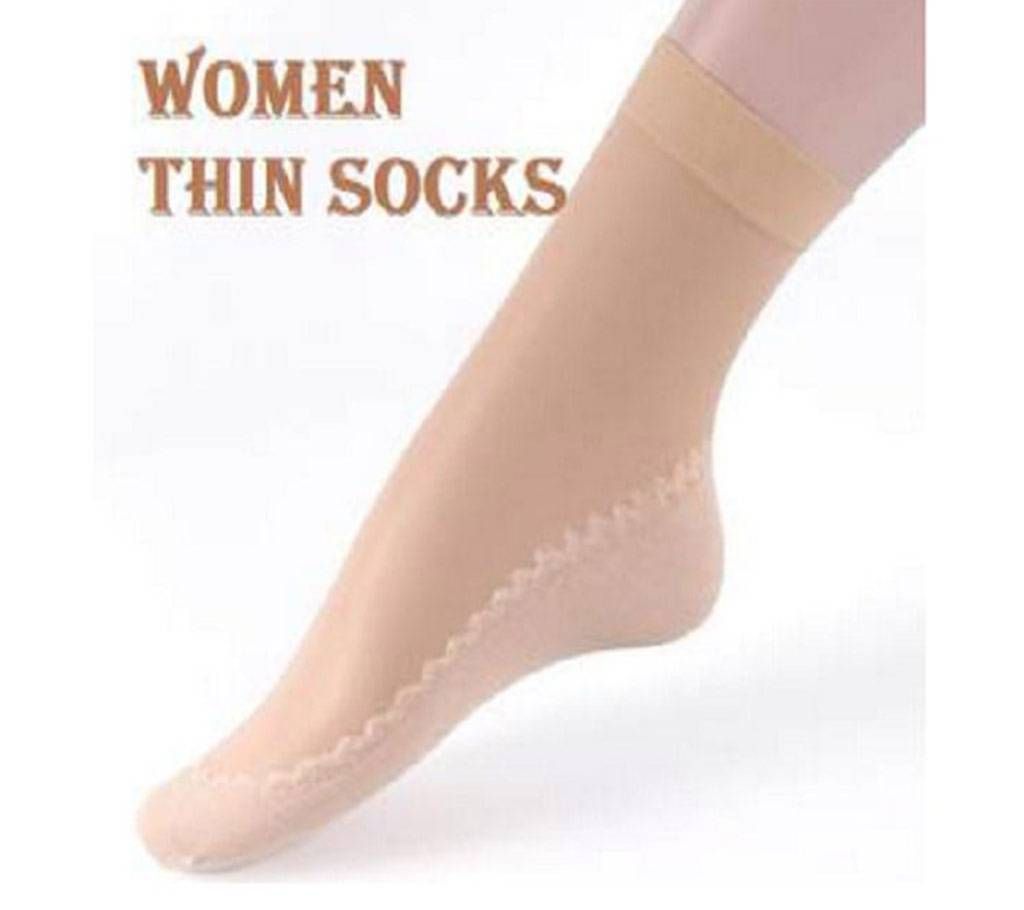 1 Pair- Spring and summer thin section cotton short stockings anti-hook anti-slip female Short Socks Womens socks Thin Crystal Transparent wear-resis