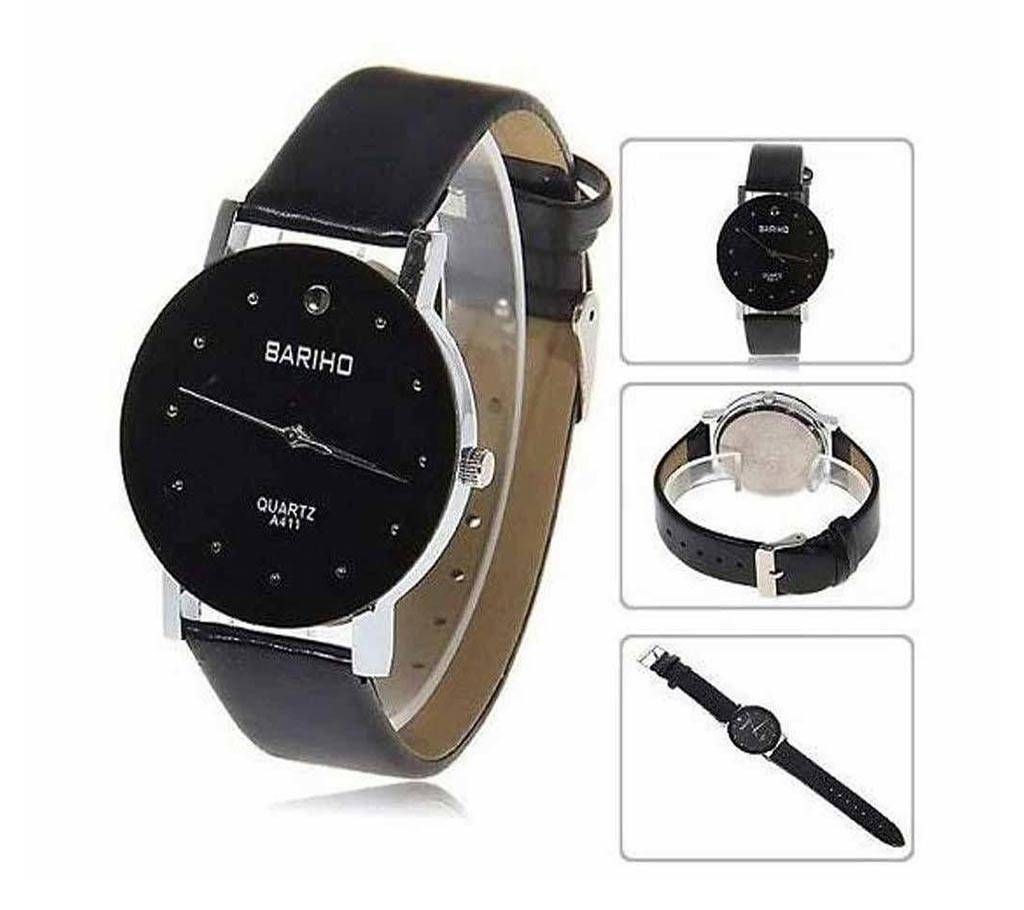 Black Analog Watch for Women