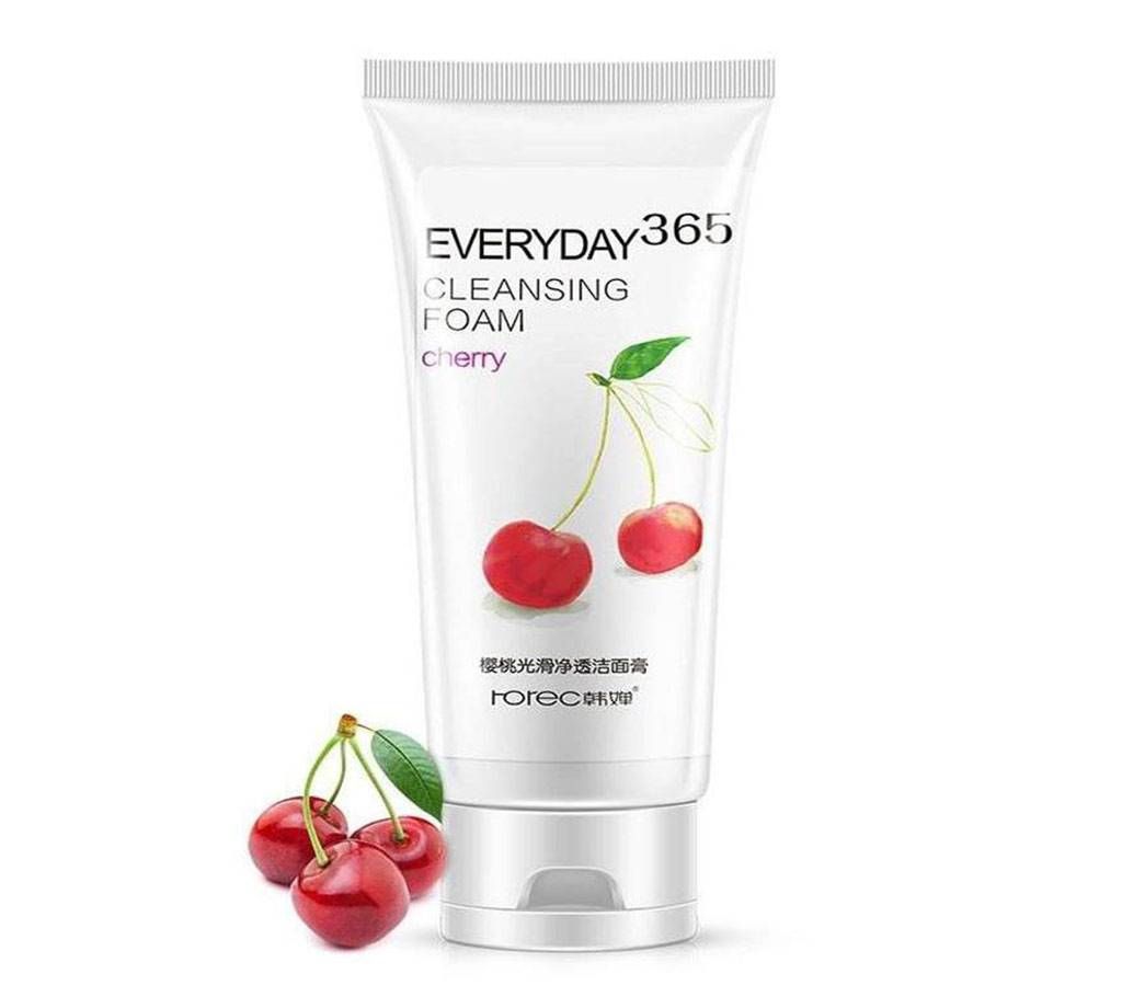 ROREC Everyday 365 Cleansing Foam Cherry Face Wash -120 g -Thailand