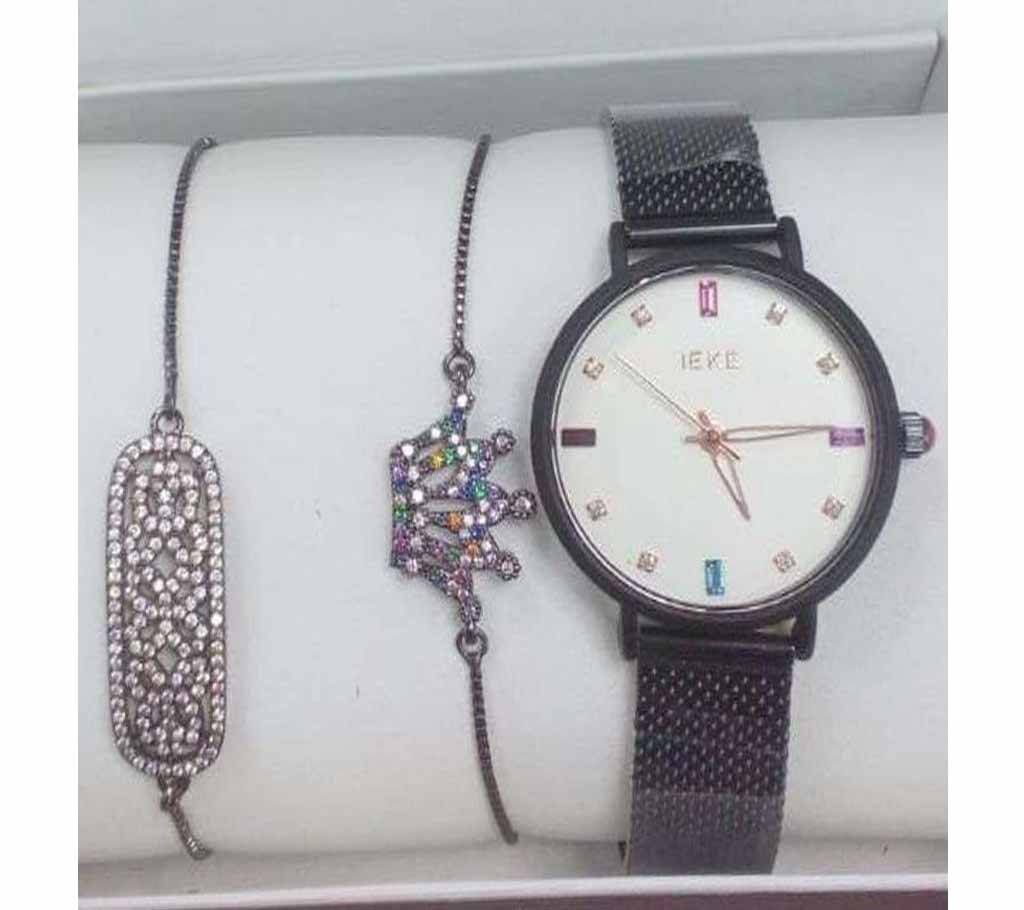 IEKE Ladies Magnetic Multi Layer Watch LG076 -1LILA