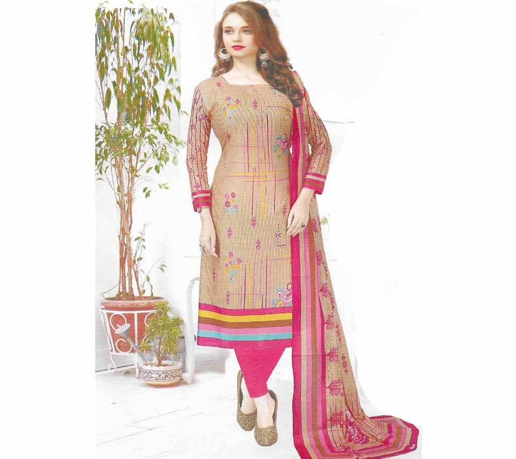 Unstitched Printed Cotton Three Piece29