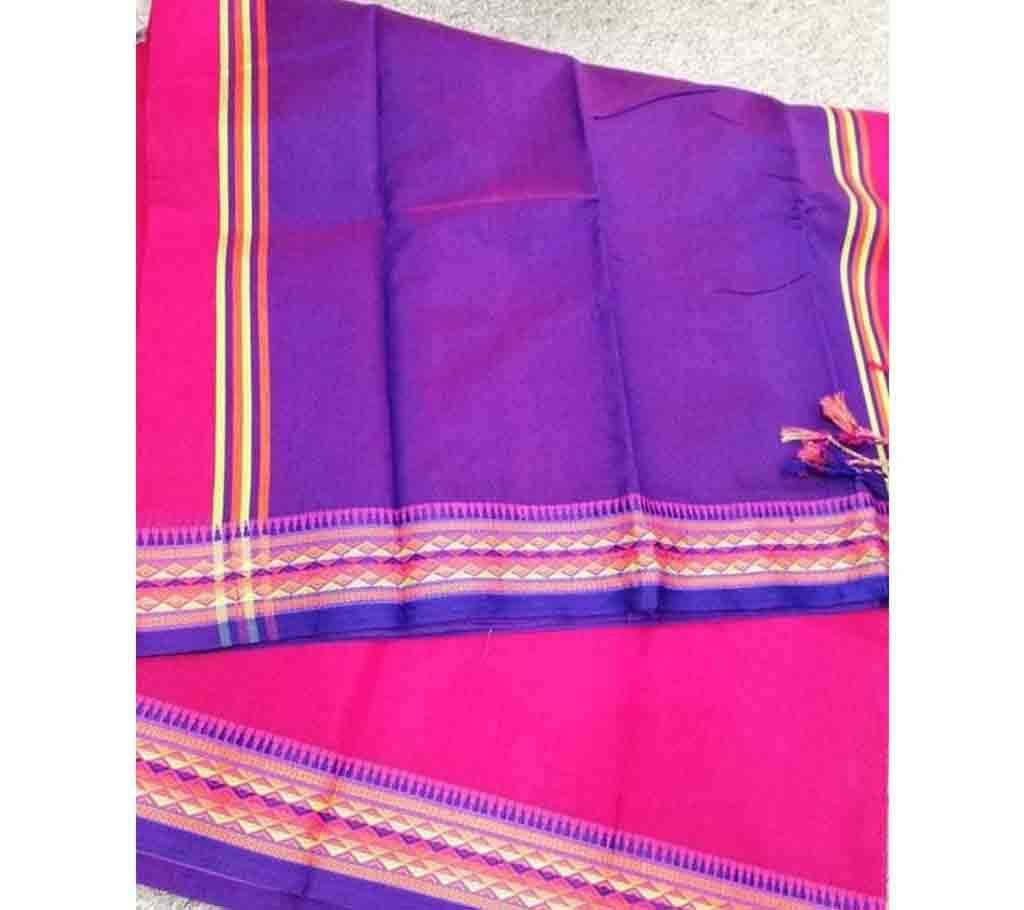 Purple Half Silk Sharee 