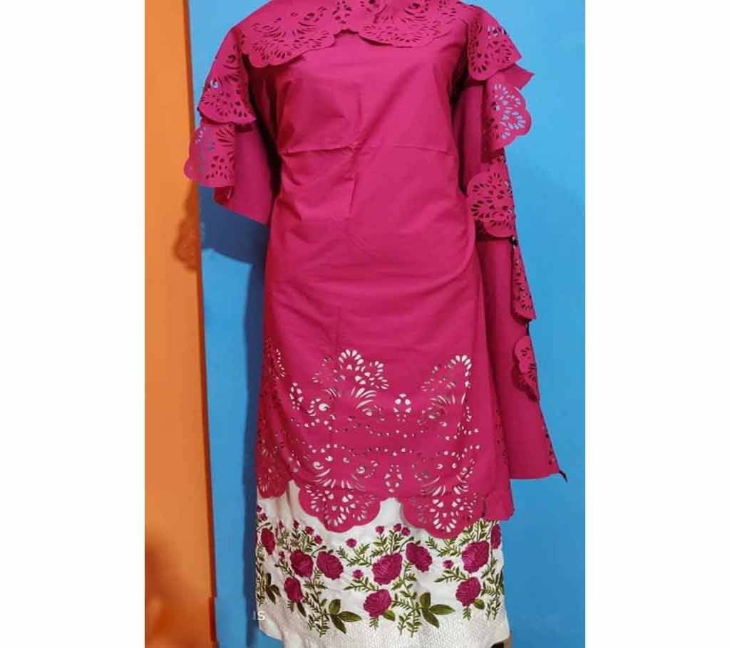 Unstitched PAKISTANI LASAR CUT TWO PIECE SALWAR KAMEEZ-18