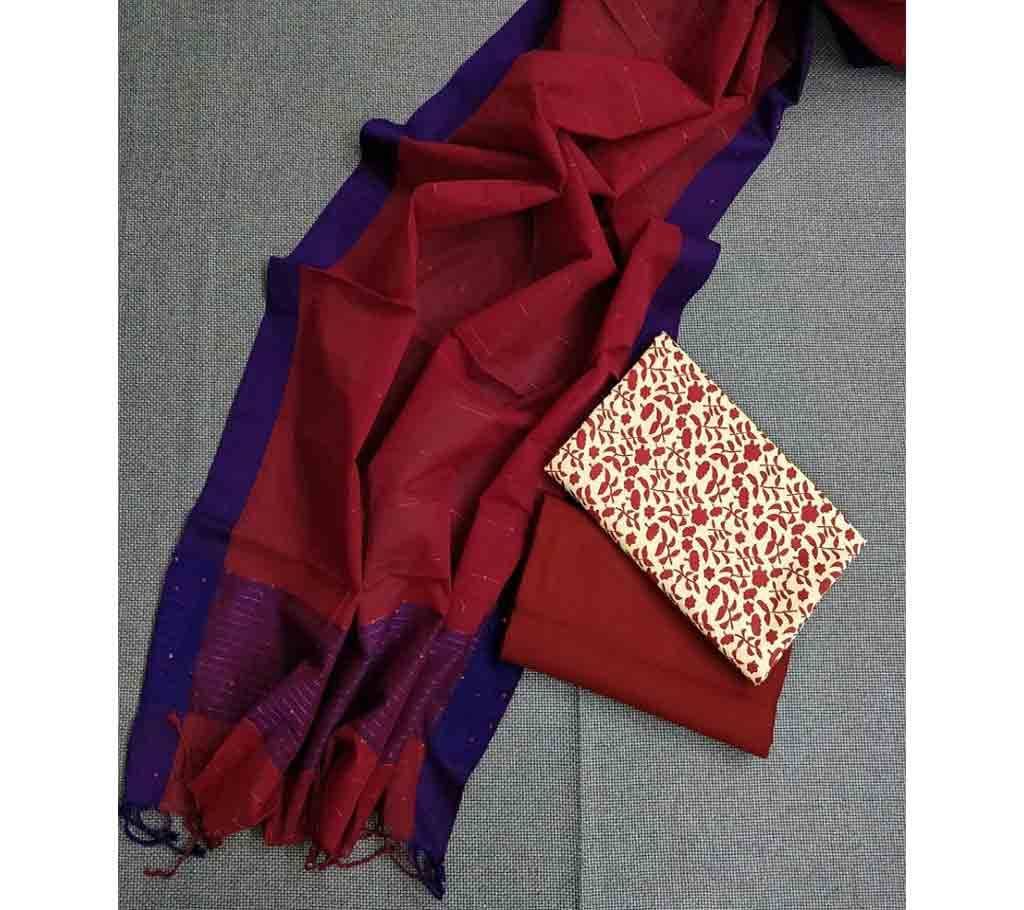 Homemade Tat Original Cotton Multi Color Deshi Shalwar Kameez-81