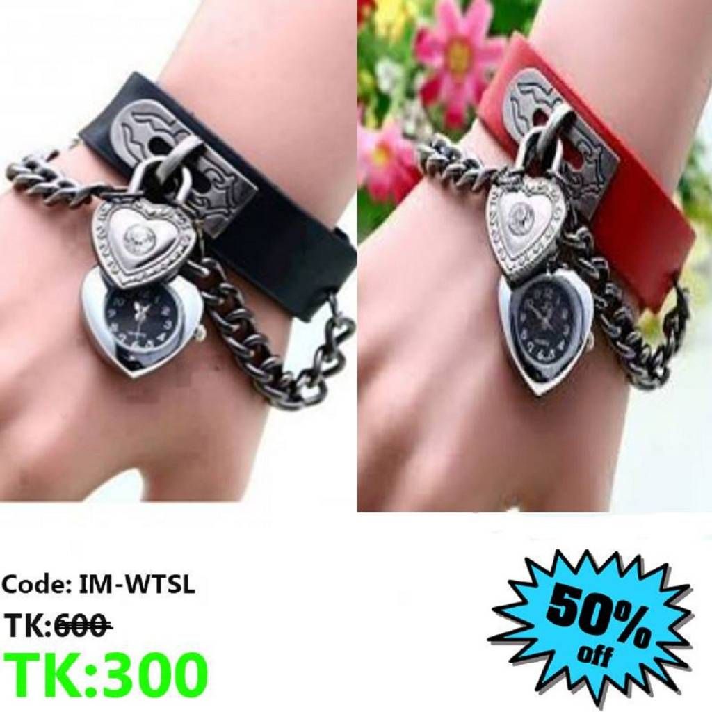 Bracelet type ladies watch- 1pc 