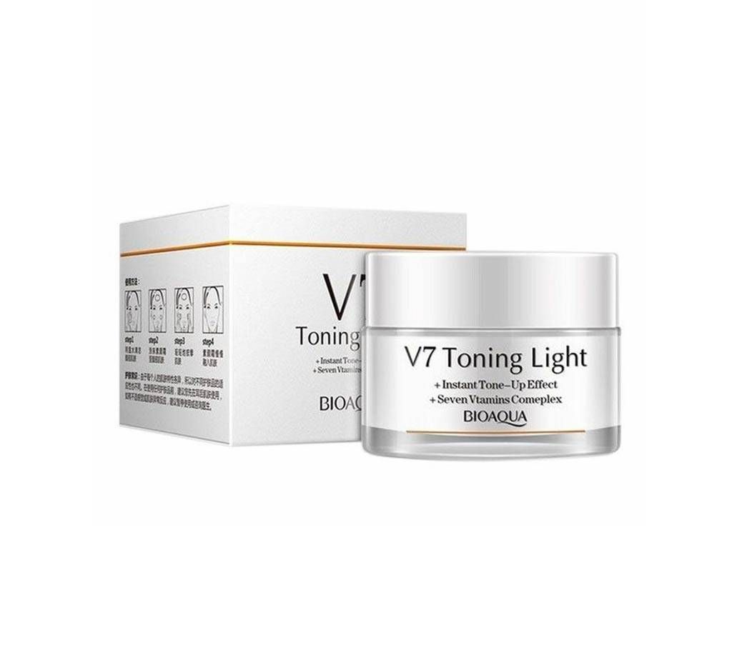 BIOAQUA V7 Toning Light Cream - 50gm (China)