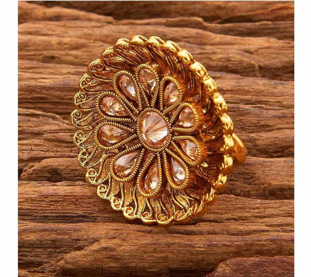 ANTIQUE CLASSIC RINGS WITH GOLD PLATING 17736 (by Pink Point - KJ17736)