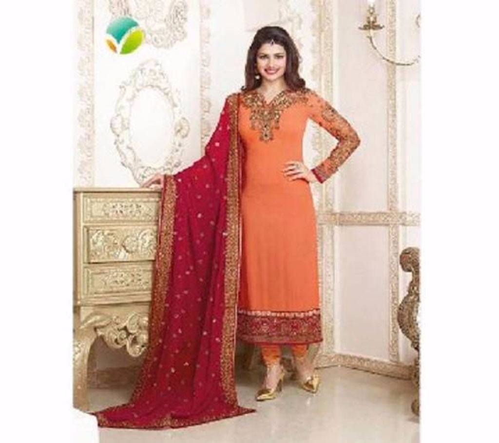 Unstitched Georgette Embroidery Three Pieces (copy)