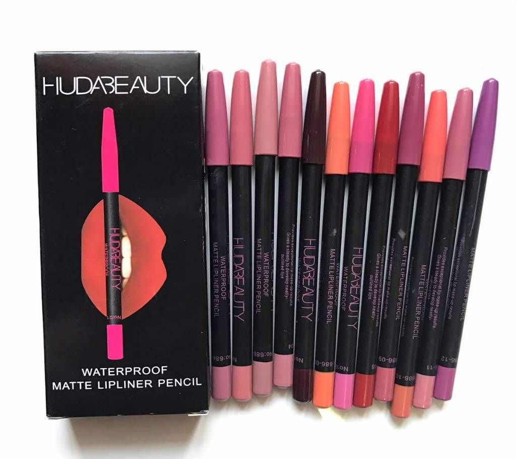 Huda Beauty Waterproof Matte Lip Liner Pencil