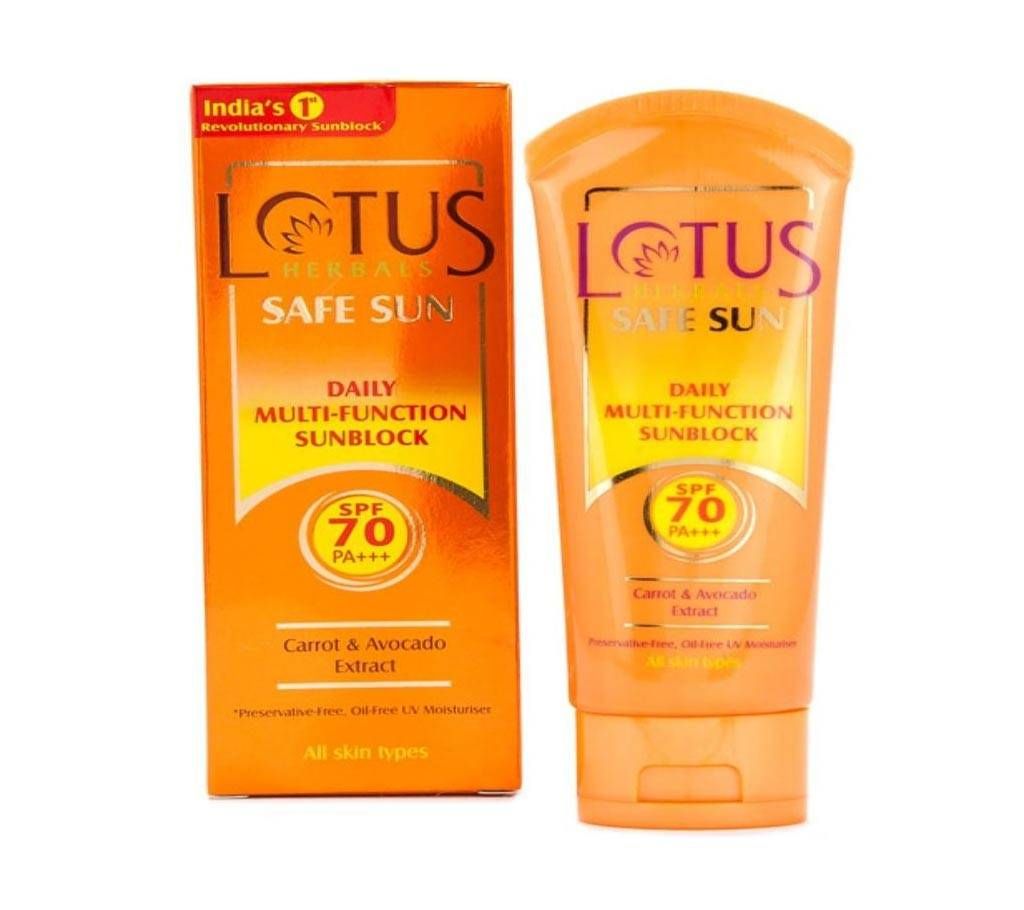 Lotus Herbals sun block matte looking 60ml India