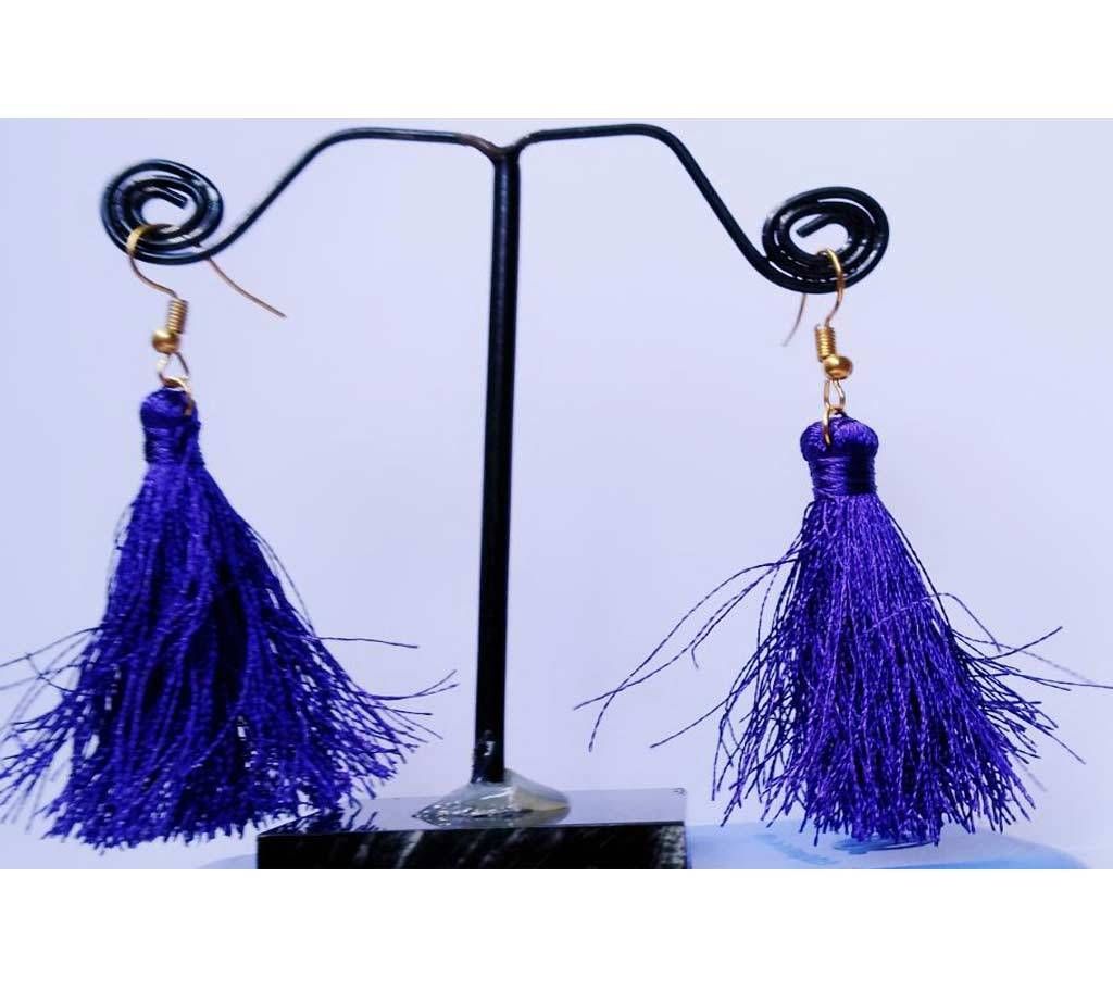 silk thread earring 