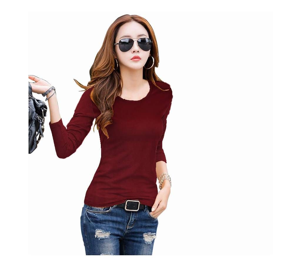 Tipsy Maroon Tops