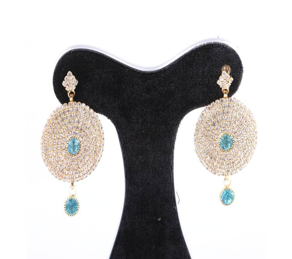 american diamond cut jhumka-639