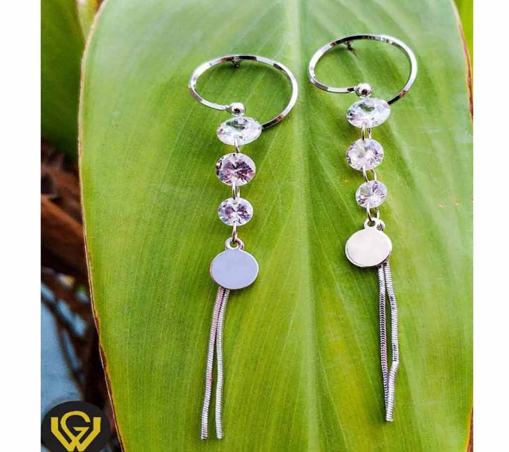 Diamond  Chain Earring