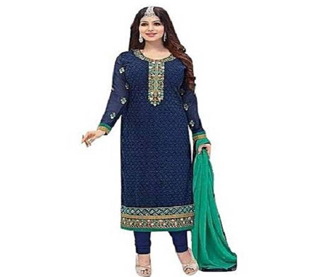 Unstitched Regular Block Printed Cotton Three Piece (Copy) 