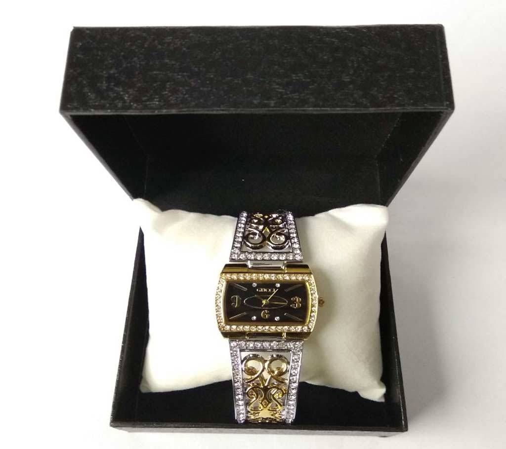 Stainless Steel Lady  Analog Watch - Silver and Gold Tone