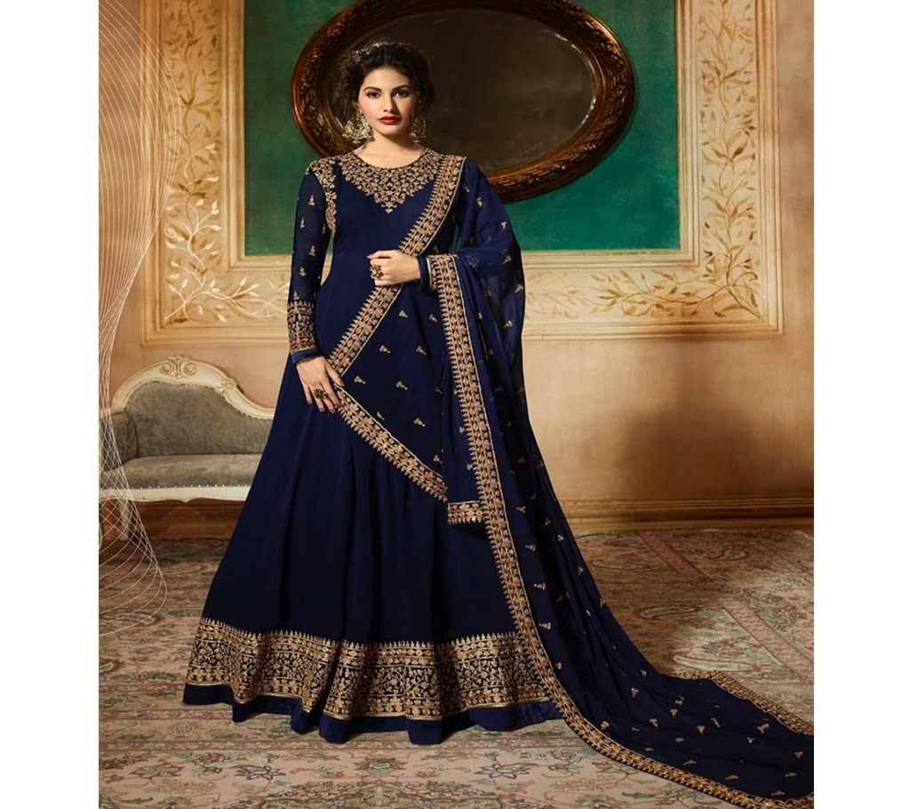 Georgette Embroidery Grown Dress