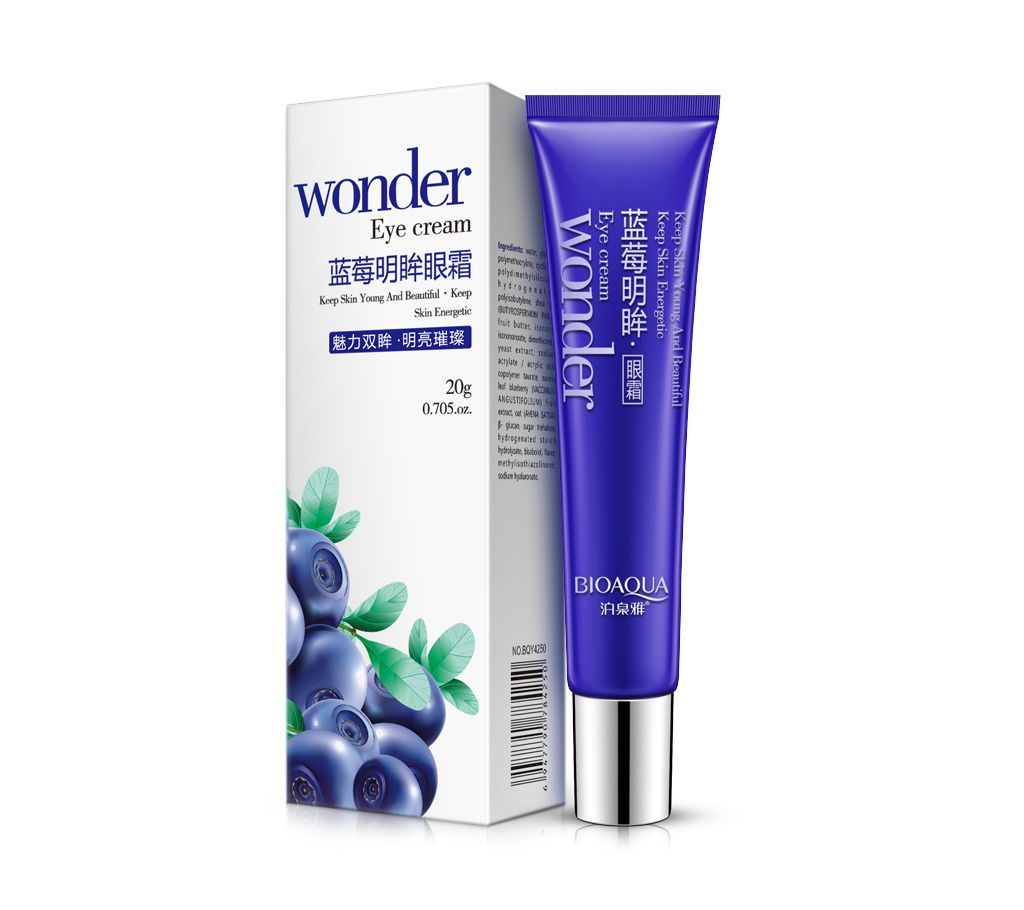 Bioaqua Wonder Nature Blueberry Lighting Eyes Cream 20g- China 