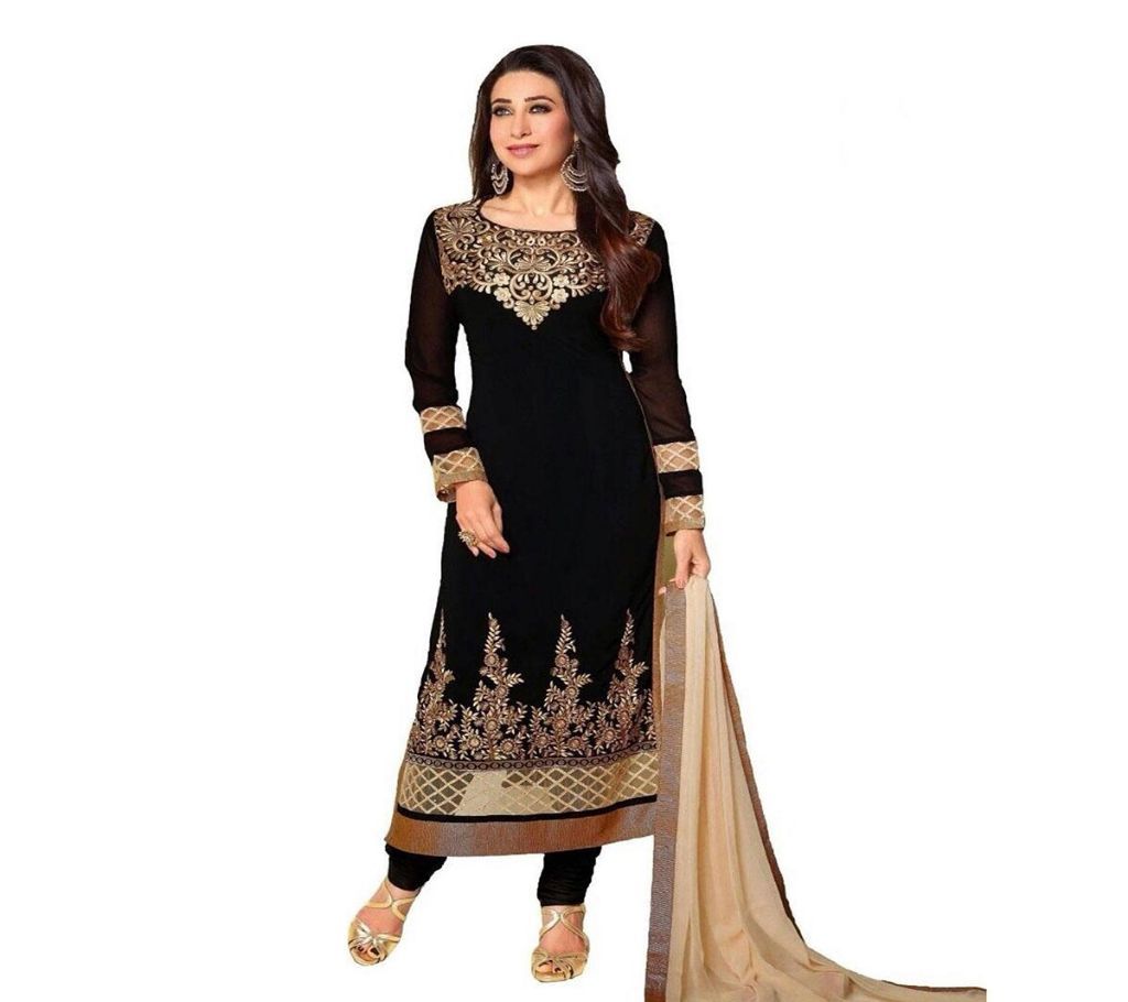 Unstiched block printed cotton replica salwar kameez seblock-418