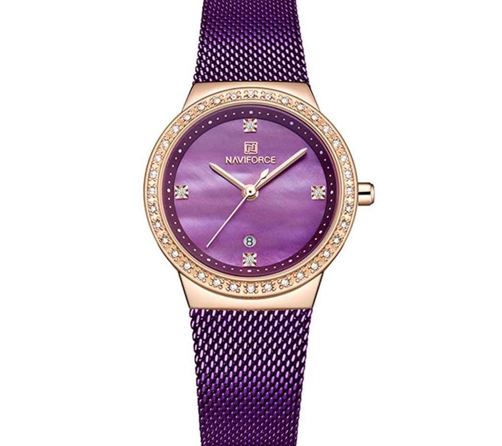 Naviforce Stainless Steel Waterproof Watch For Women -Copy 