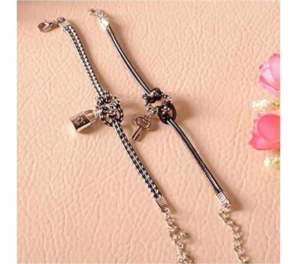 Leather Fashion Couple Bracelet