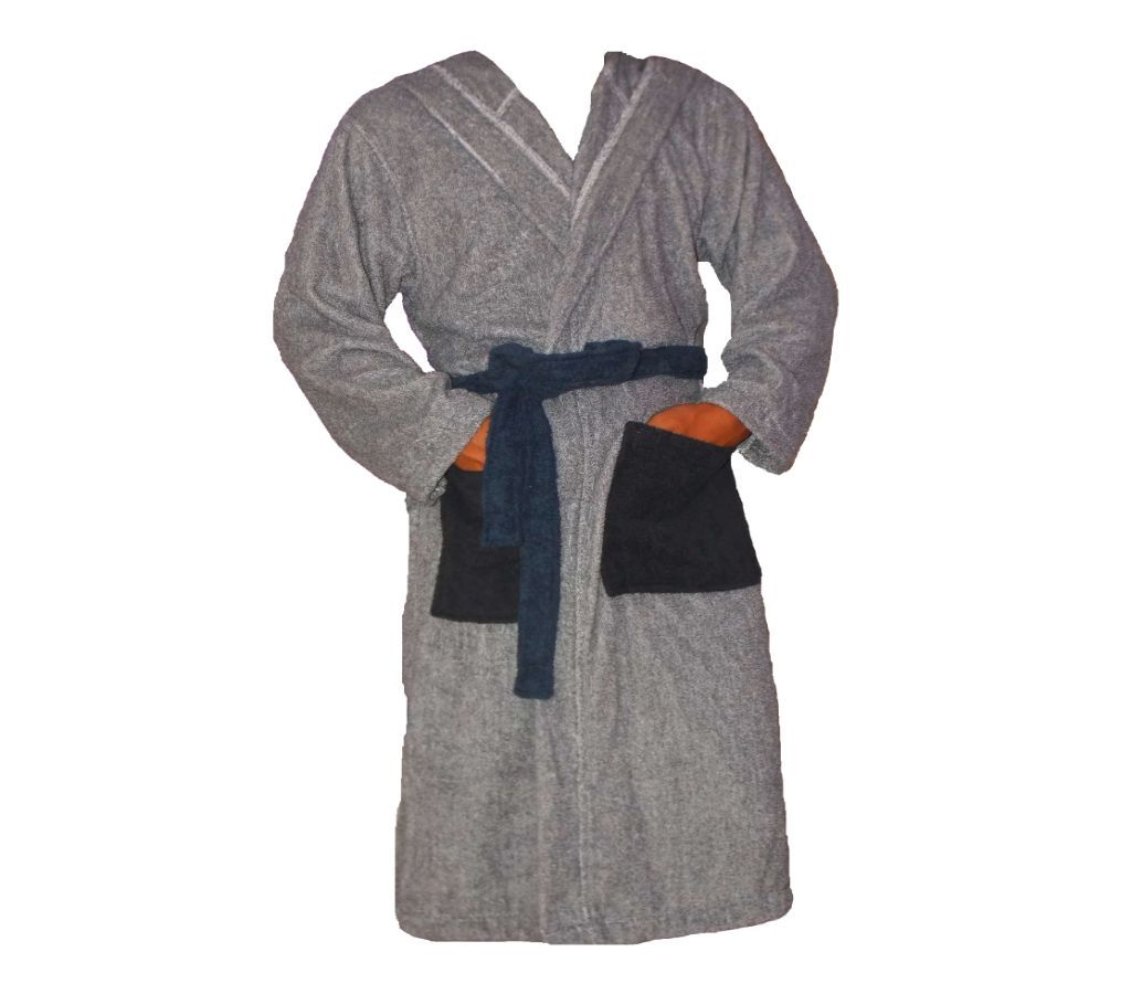 Ash color bathrobe