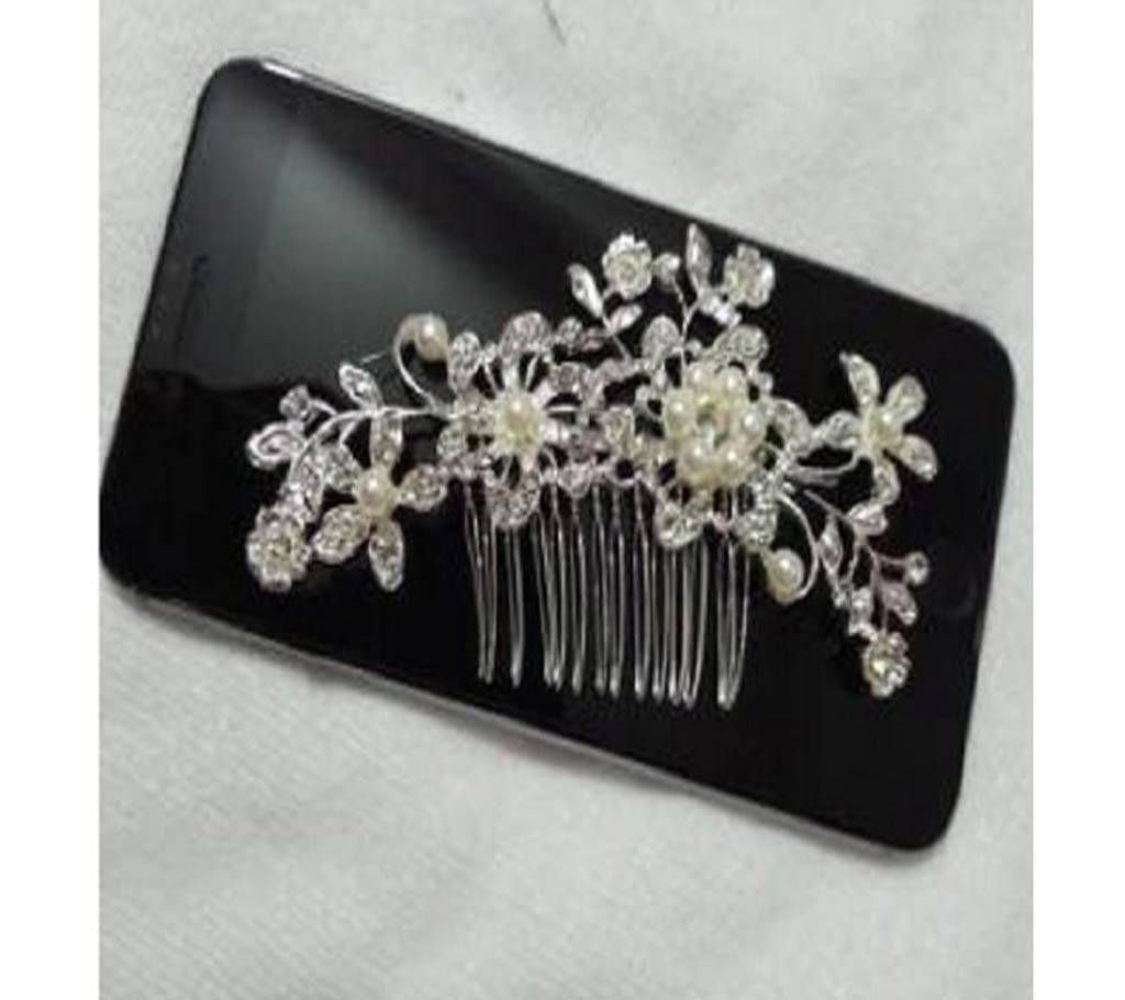 Headbands for Women Crystal Hair Clip Hair Styling Hair Comb Girls Glitter Pearl Barrette Wedding Hairdressing Headwear