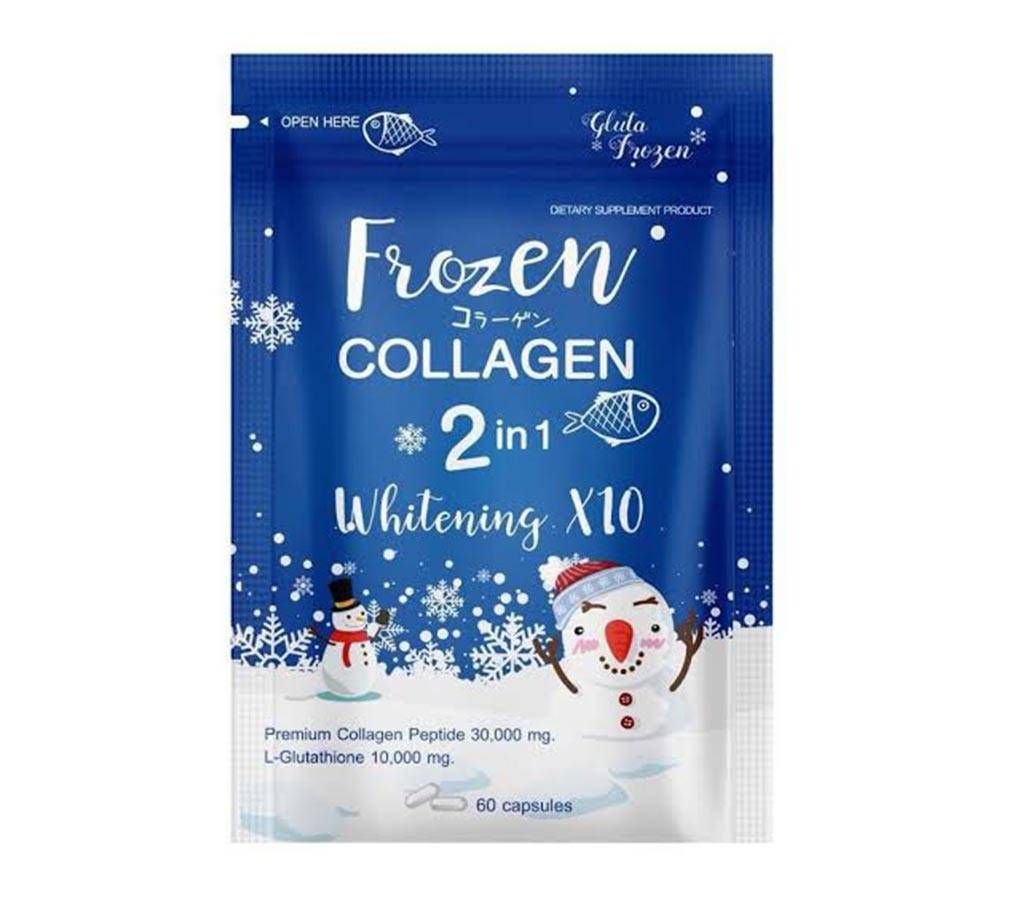 Frogen Collagen Capsul 2 in 1 Whitening 10x 80gm (Thailand)
